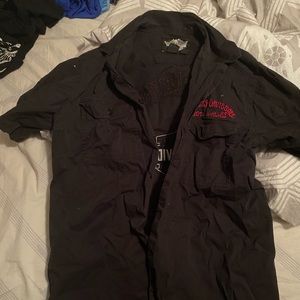 Harley Davidson Button up size medium